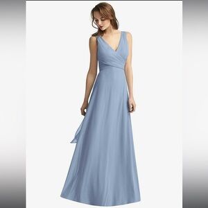 Dessy Cloudy Blue TH012 Bridesmaids Dress
